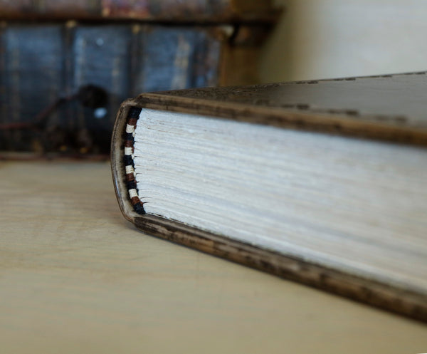 Tooled Leather Journal, Dark Brown Leather - Granny's Secret